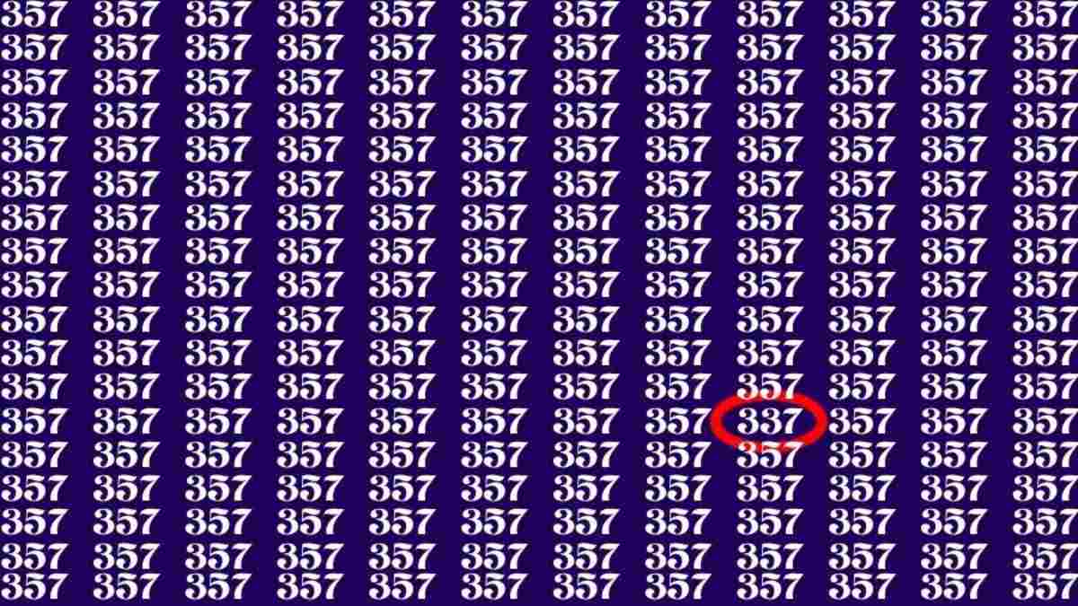 Skaičių 337 gali rasti tik patys atidžiausi: optinė iliuzija genijams