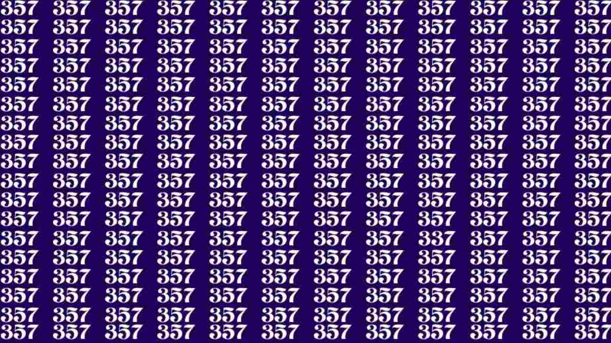 Skaičių 337 gali rasti tik patys akyliausi: optinė iliuzija genijams